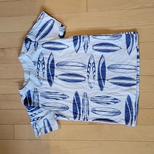 5 for $10 Carter's blue and white surfboard t-shirt 4T